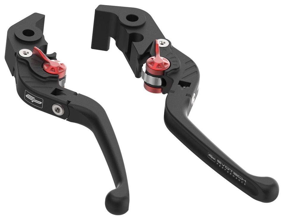Evotech Performance エボテックパフォーマンス Evo可倒式クラッチ&ブレーキレバーセット Hypermotard 1100 EVO S DUCATI ドゥカティ ブレーキ・クラッチレバーセット ハンドル周辺パーツ ハンドル|ウェビック 店