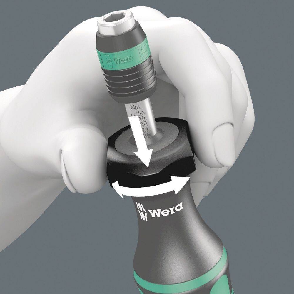 WERA ヴェラ 1/4HEX アジャスタブル トルクドライバー クイックリリース式 トルクスドライバー ドライバー ハンドツール｜ウェビック　店