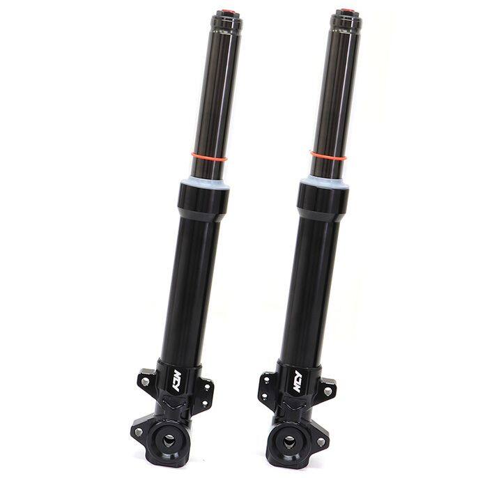 NCY エヌシーワイ N-25 Sniper CNC Adjustable Preload Front Fork Set AUGUR CYGNUS GRYPHUS Cygnus X Mk7 125 155 Force YAMAHA ヤマハ フロントフォークキット サスペンション 足回り|ウェビック 店