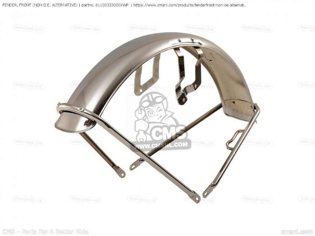 CMS シーエムエス (61100-333-010XWP) FENDER， FRONT (NON O.E. ALTERNATIVE)［61100333000XWP］ HONDA ホンダ フロントフェンダー フェンダー関連 外装｜ウェビック　店