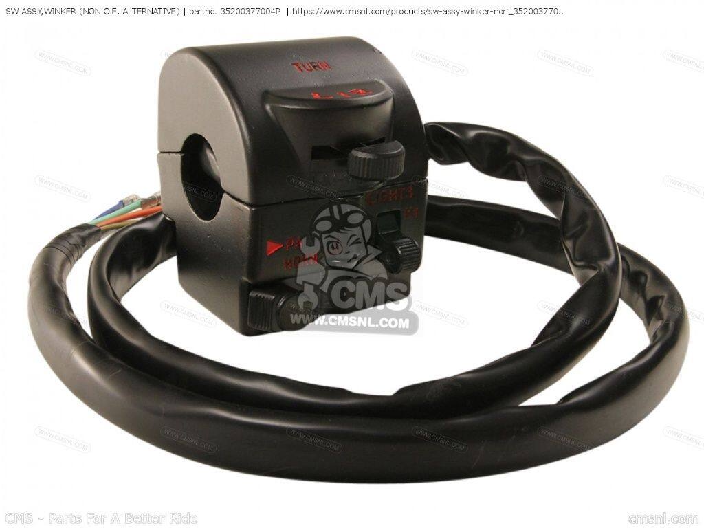 CMS シーエムエス SW ASSY，WINKER (NON O.E. ALTERNATIVE)［35200377004P］ CB400F AUSTRALIA ENGLAND EUROPEAN DIRECT SALES FRANCE GENERAL EXPORT KPH MPH GERMANY SWEDEN CB400F2 HONDA ホンダ ウインカー 灯火類 電装系｜ウェビック　店