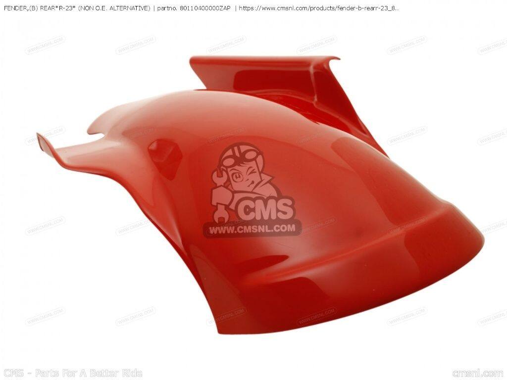 CMS シーエムエス FENDER，(B) REAR&rsquo;R-23&rsquo;［80110400000ZAP］ CR125M2 ELSINORE CR125M3 CR125M4 HONDA ホンダ リアフェンダー フェンダー関連 外装｜ウェビック　店