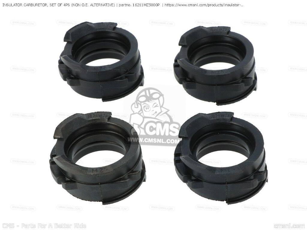 CMS シーエムエス INSULATOR CARBURETOR， SET OF 4PS (NON O.E. ALTERNATIVE)［16211MZ5000P］ VFR750F VF750CD MAGNA DELUXE VF750C VF750C2 HONDA ホンダ インシュレーター・マニホールド 吸気関連 エンジン｜ウェビック　店