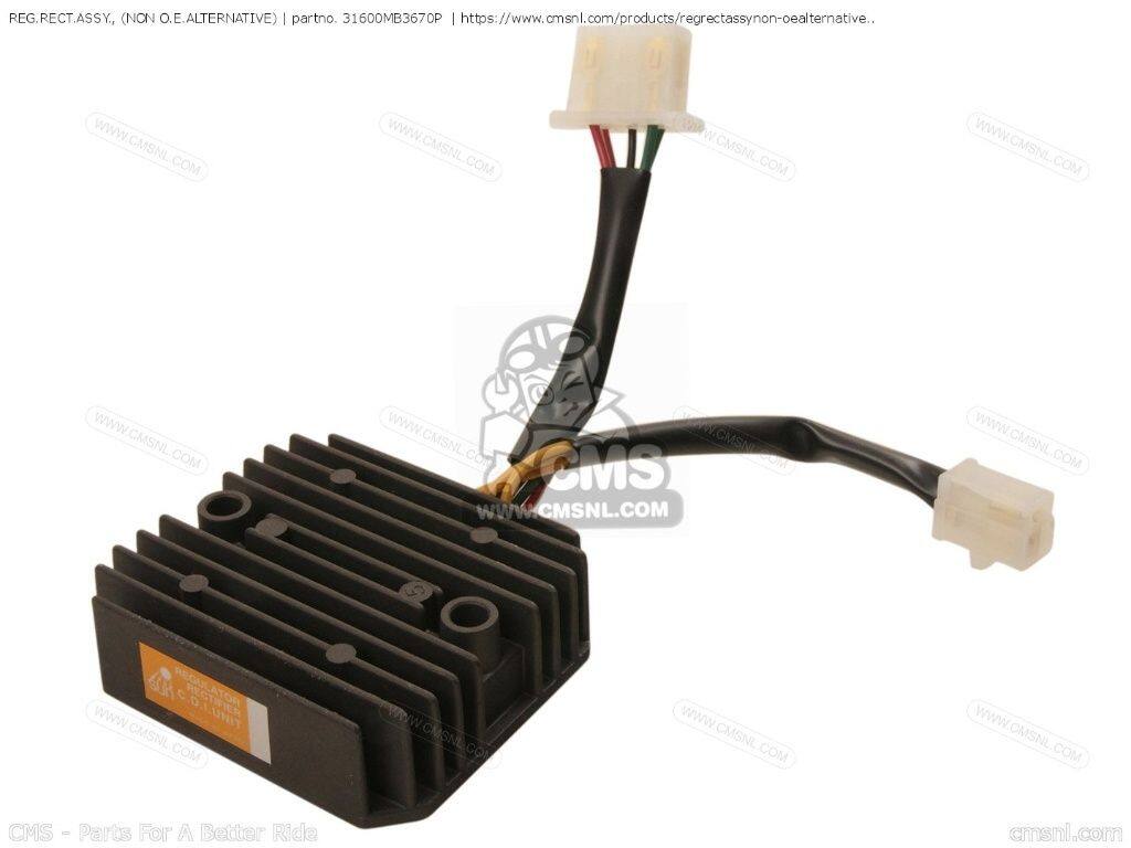 CMS シーエムエス REG.RECT.ASSY (NON O.E. ALTERNATIVE)［31600MB3670P］ VF750S SABRE VF750F INTERCEPTOR VF700F VF700S VF1000F VF1100S VF400F VF1000R CH250 VF400F2 VT250F ELITE 250 HONDA ホンダ レギュレーター・レクチファイヤ 電装系｜ウェビック　店