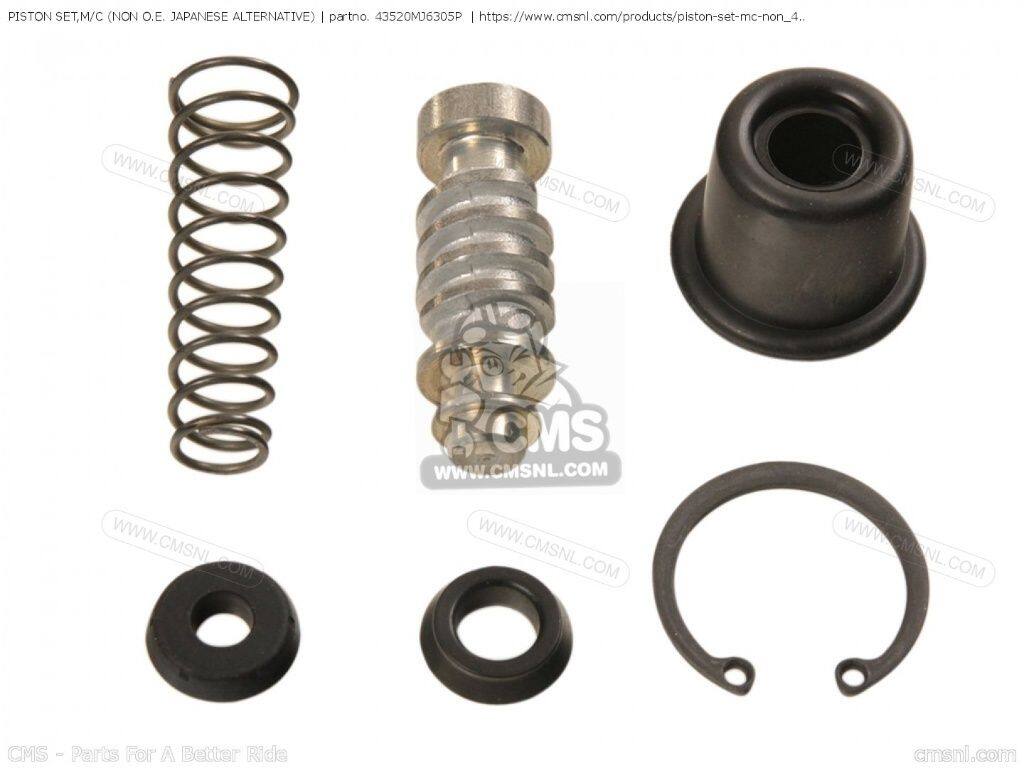 CMS シーエムエス PISTON SET，M/C (NON O.E. ALTERNATIVE)［43520MJ6305P］ HONDA ホンダ ブレーキマスターシリンダー ブレーキ｜ウェビック　店