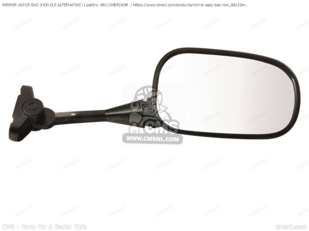CMS シーエムエス MIRROR ASSY，R BACK (NON O.E. ALTERNATIVE)［88110MERD00P］ CBF600S CBF600SA HONDA ホンダ ミラー ハンドル｜ウェビック　店