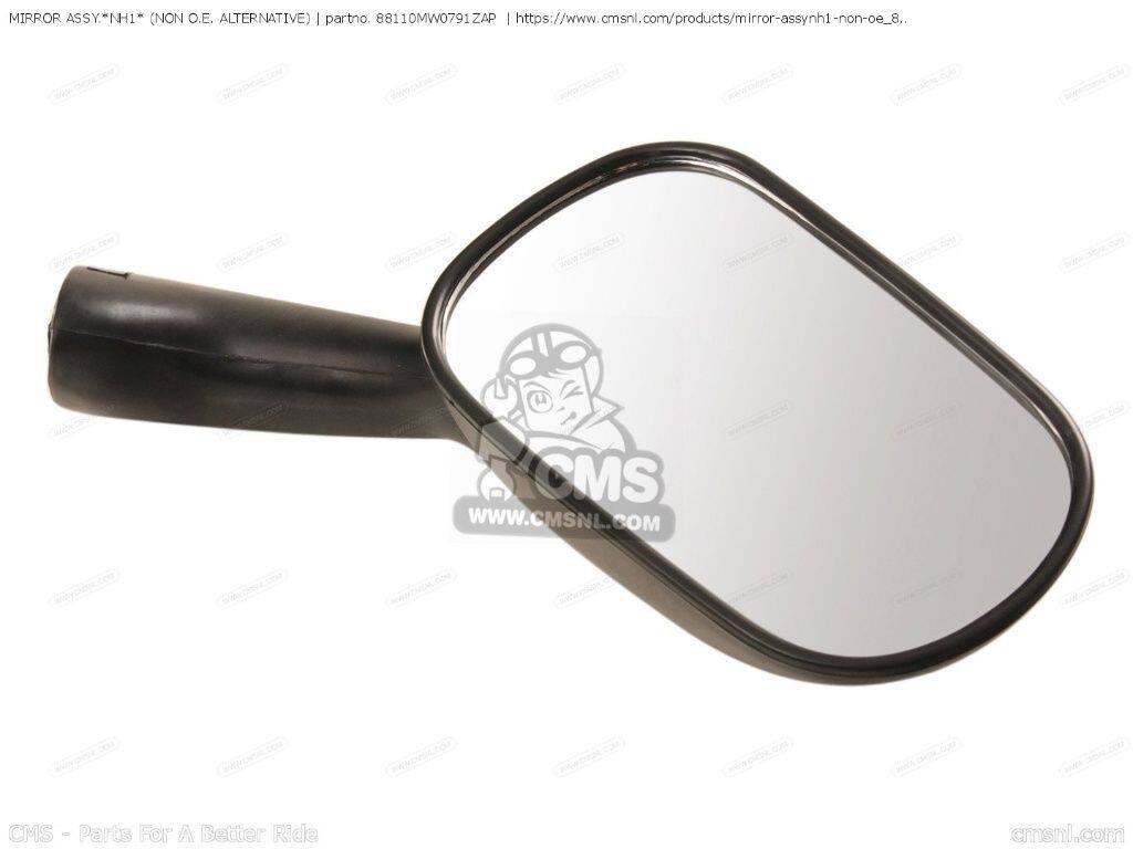 CMS シーエムエス MIRROR ASSY.&rsquo;NH1&rsquo; (NON O.E. ALTERNATIVE)［88110MW0791ZAP］ CBR900RR FIREBLADE RVF750R RC45 NSR125R NS125F HONDA ホンダ ミラー ハンドル｜ウェビック　店