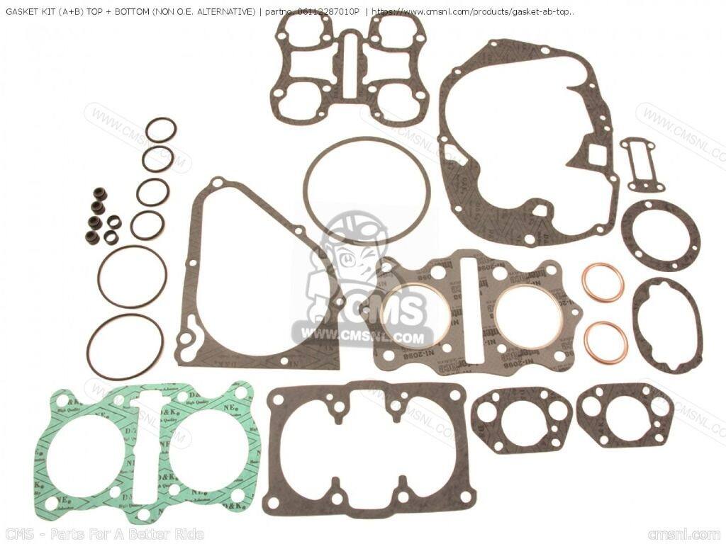CMS シーエムエス GASKET KIT (A+B) TOP + BOTTOM (NAS) (NON O.E. ALTERNATIVE)［06112287010P］ HONDA ホンダ エンジンガスケット エンジンパーツ エンジン｜ウェビック　店