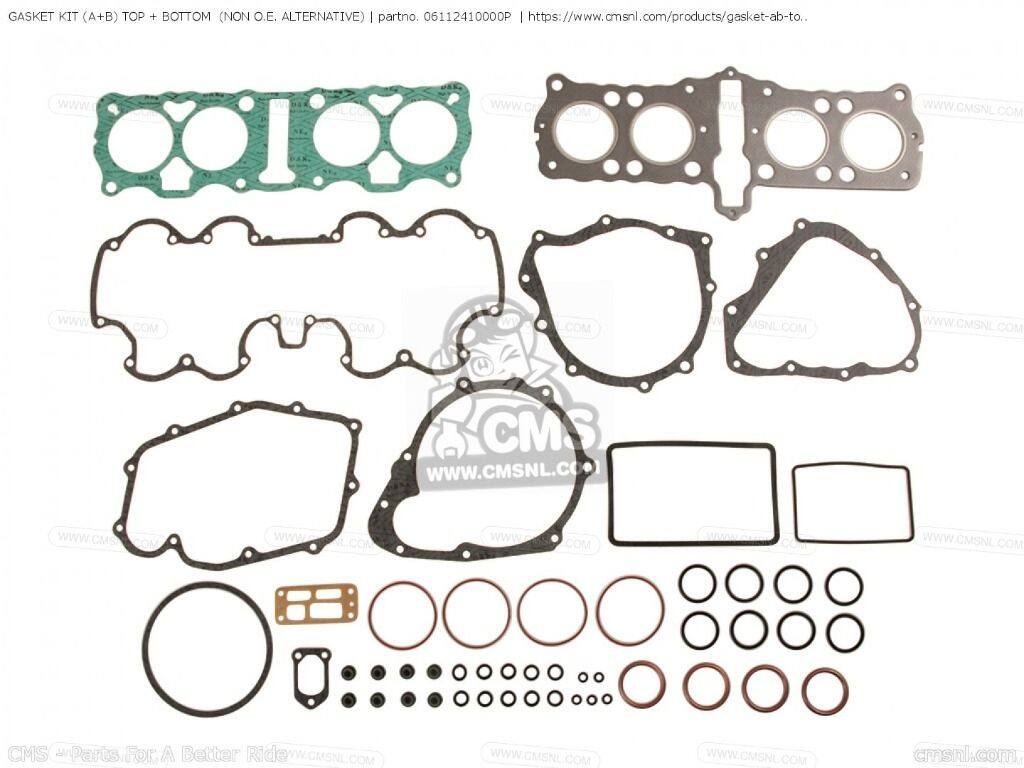 CMS シーエムエス GASKET KIT (A+B) TOP + BOTTOM (NAS) (NON O.E. ALTERNATIVE)［06112410000P］ HONDA ホンダ エンジンガスケット エンジンパーツ エンジン｜ウェビック　店