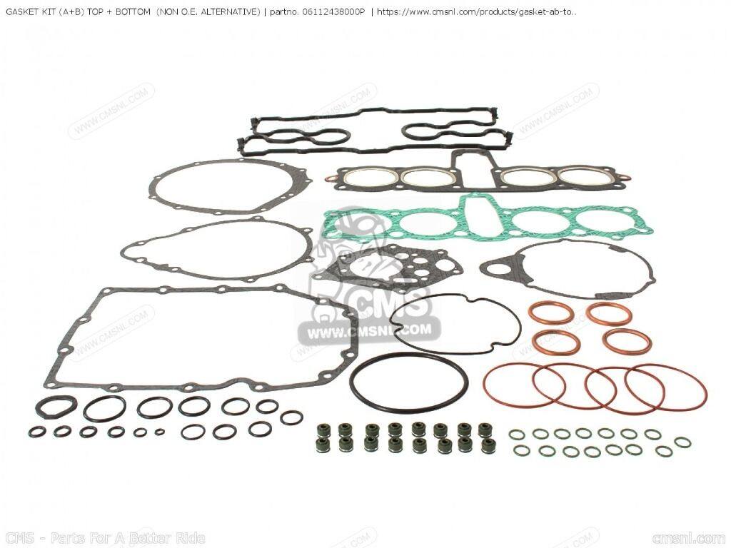 CMS シーエムエス GASKET KIT (A+B) TOP + BOTTOM (NAS) (NON O.E. ALTERNATIVE)［06112438000P］ HONDA ホンダ エンジンガスケット エンジンパーツ エンジン｜ウェビック　店