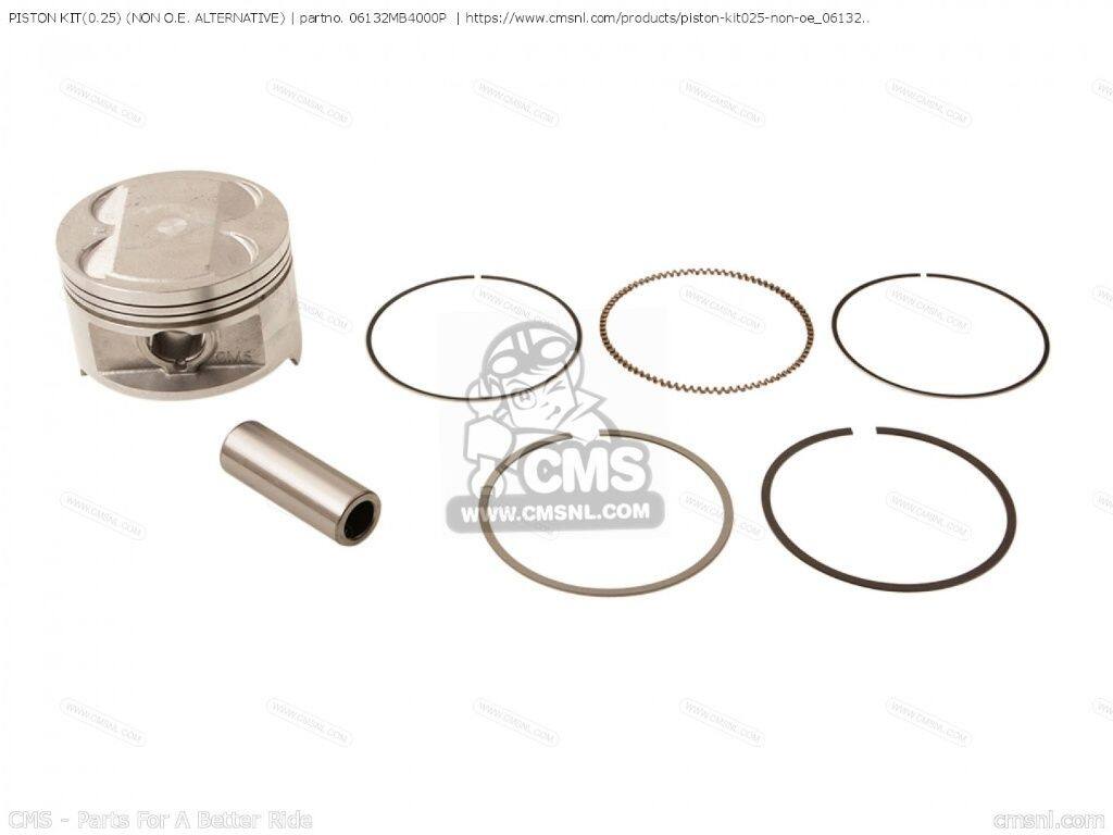 CMS シーエムエス PISTON KIT(0.25)［06132MB4000P］ VF1100C MAGNA VF1100S SABRE HONDA ホンダ ピストン エンジンパーツ エンジン｜ウェビック　店