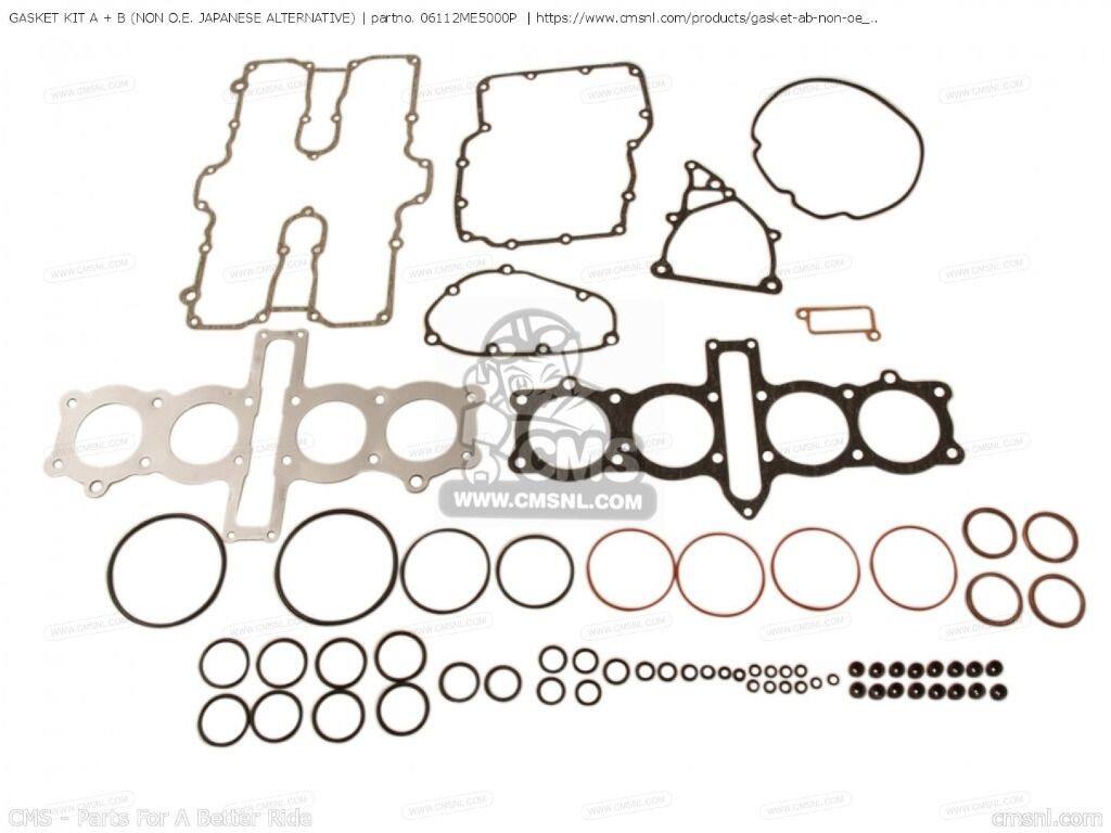 CMS シーエムエス GASKET KIT A + B (MCA)［06112ME5000P］ HONDA ホンダ エンジンガスケット エンジンパーツ エンジン｜ウェビック　店