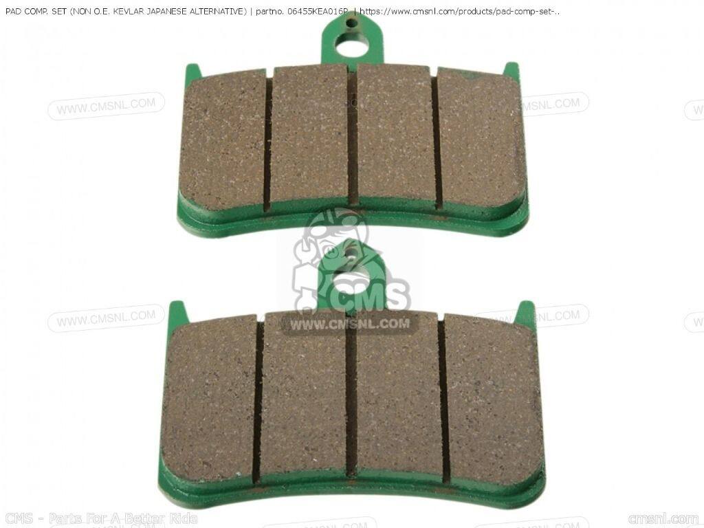 CMS シーエムエス PAD COMP. SET (KEVLAR ) (NAS) (NON O.E. JAPANESE ALTERNATIVE)［06455KEA016P］ HONDA ホンダ ブレーキパッド ブレーキ｜ウェビック　店