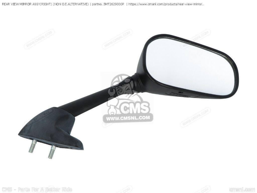 CMS シーエムエス REAR VIEW MIRROR ASSY(RIGHT) (NON O.E. ALTERNATIVE)［5MT2629000P］ YZF-R6 YZF-R6N YZF-R6P YZFR6 YZFR6C YZFR6S YZFR6SC YAMAHA ヤマハ ミラー ハンドル｜ウェビック　店