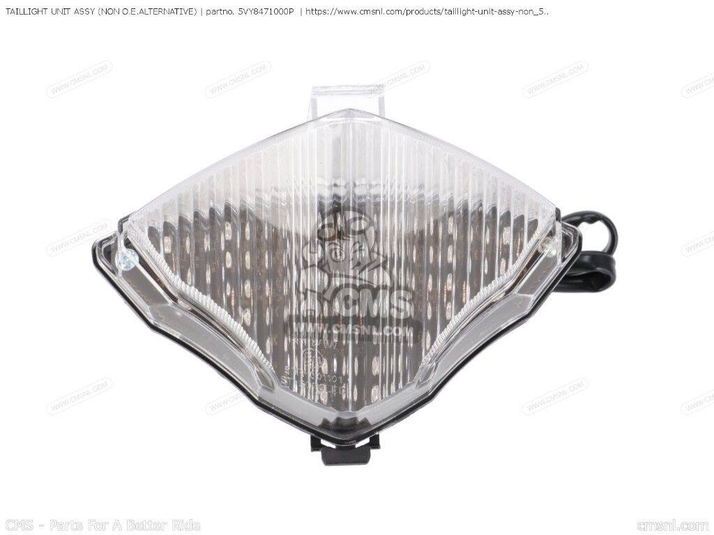 CMS シーエムエス TAILLIGHT UNIT ASSY (NON O.E. ALTERNATIVE)［5VY8471000P］ YZF-R1 YZF-R1S YZF-R1SV YAMAHA ヤマハ テールランプ 灯火類 電装系｜ウェビック　店