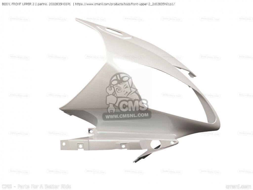 CMS シーエムエス (2C0-2835H-02-P1) BODY， FRONT UPPER 2［2C02835H01P1］ YZF-R6 YAMAHA ヤマハ アッパーカウル・フロントカウル カウル関連 外装｜ウェビック　店