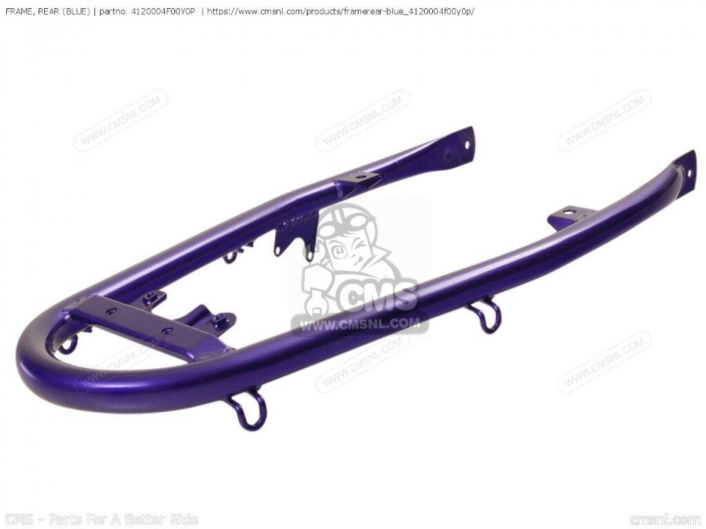 CMS シーエムエス (41200-04F00) FRAME， REAR (BLUE)［4120004F00Y0P］ XF650U XF650 SUZUKI スズキ フレーム｜ウェビック　店