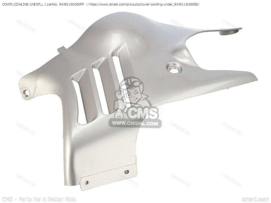 CMS シーエムエス COVER，COWLING UNDER，L［9448119C000FP］ GSX750F KATANA GSX600F GSX600FU2 GSX600FU GSX750FSK SUZUKI スズキ アンダーカウル カウル関連 外装｜ウェビック　店