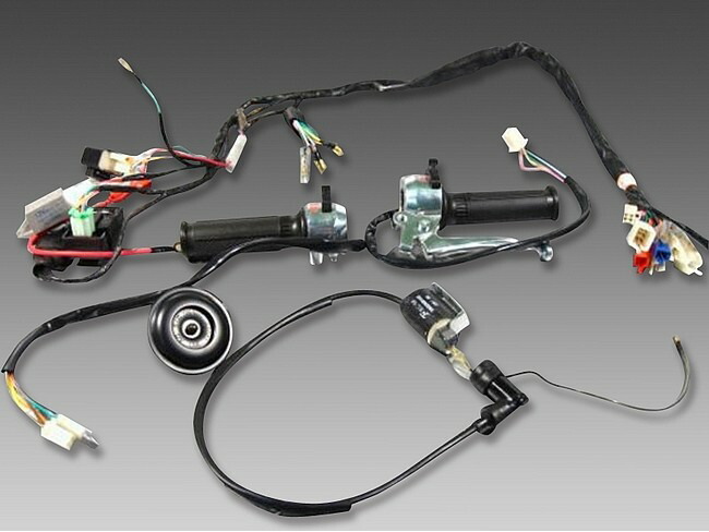 モンキー12Vメインハーネス 左右スイッチ 電 装フルセット モンキー12Vメインハーネス 左右スイッチ 電 装フルセット メイン