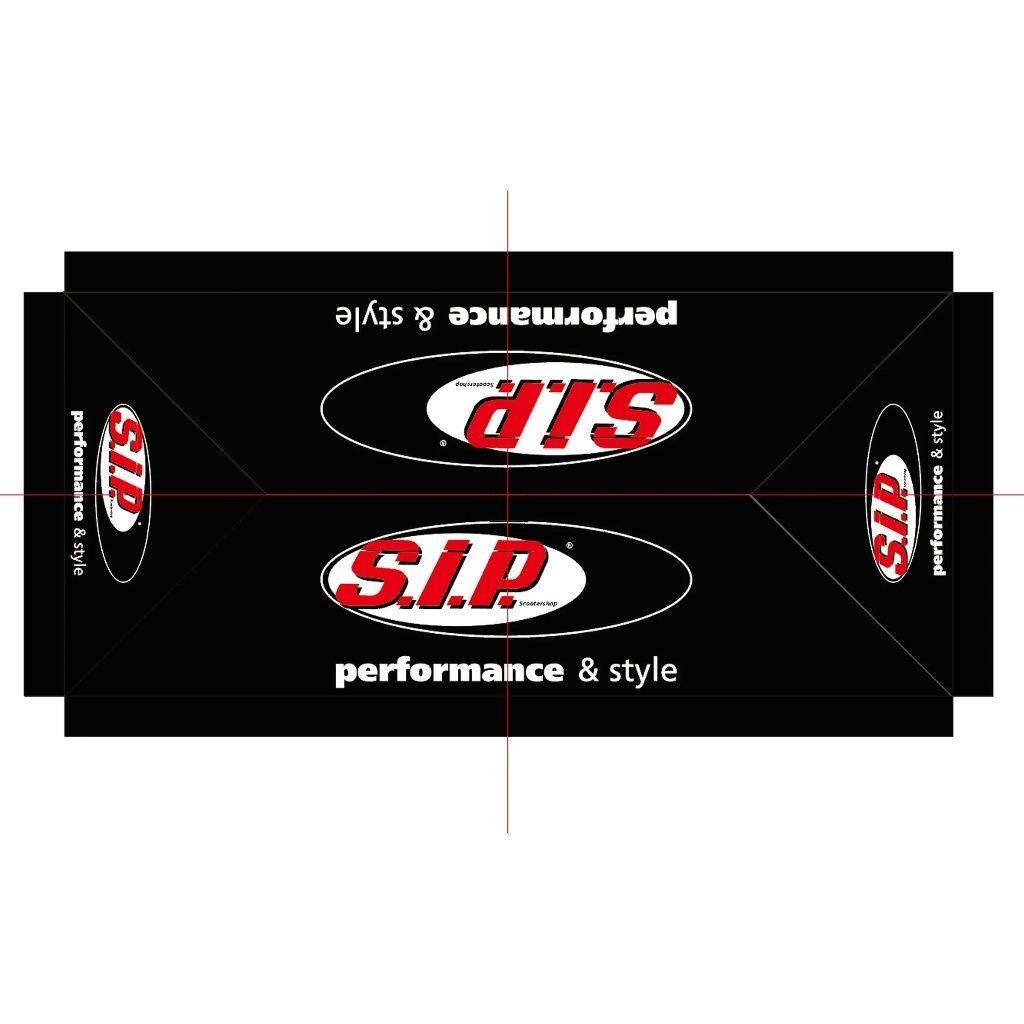 SIP Scootershop エスアイピー スクータ販売店 【SIP】 天幕 ビッグ 黒いこと