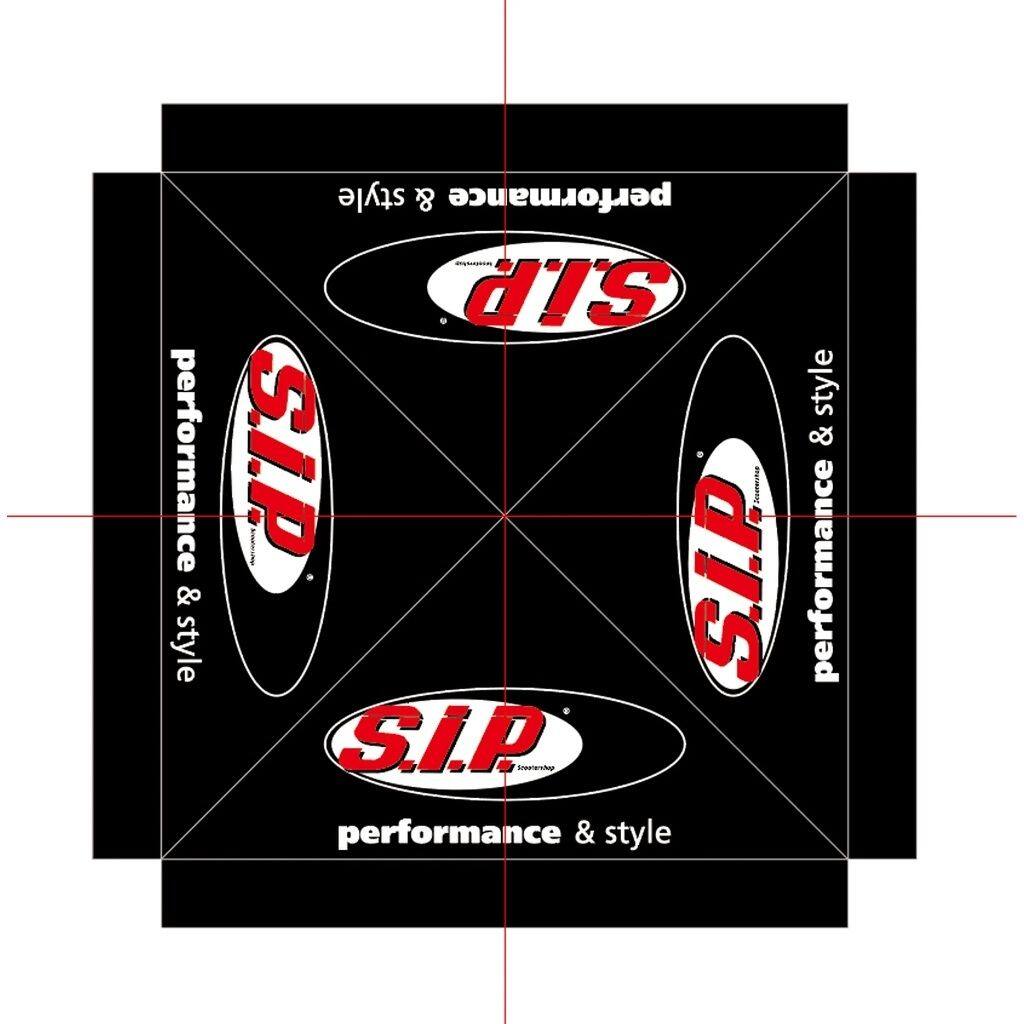 SIP Scootershop エスアイピー スクータ販売店 【SIP】 円蓋 ミニ 黒いこと