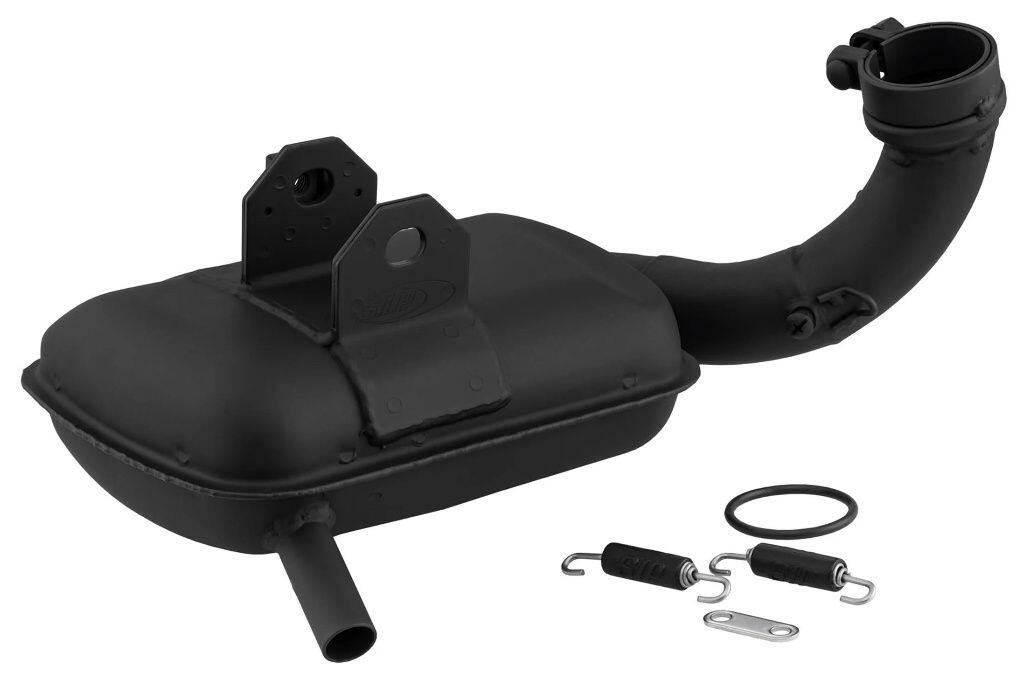 SIP Scootershop エスアイピー スクーターショップ 【SIP PERFORMANCE】 レーシングマフラー ROAD 3.1，スチール ブラック 200 DS 180 Rally COSA 1 P200E PX200E Arcobaleno Elestart PX200 E&rsquo;98／MY／Millenium Vespa ベスパ フルエキゾーストマフラー マフラー｜ウェビック　店