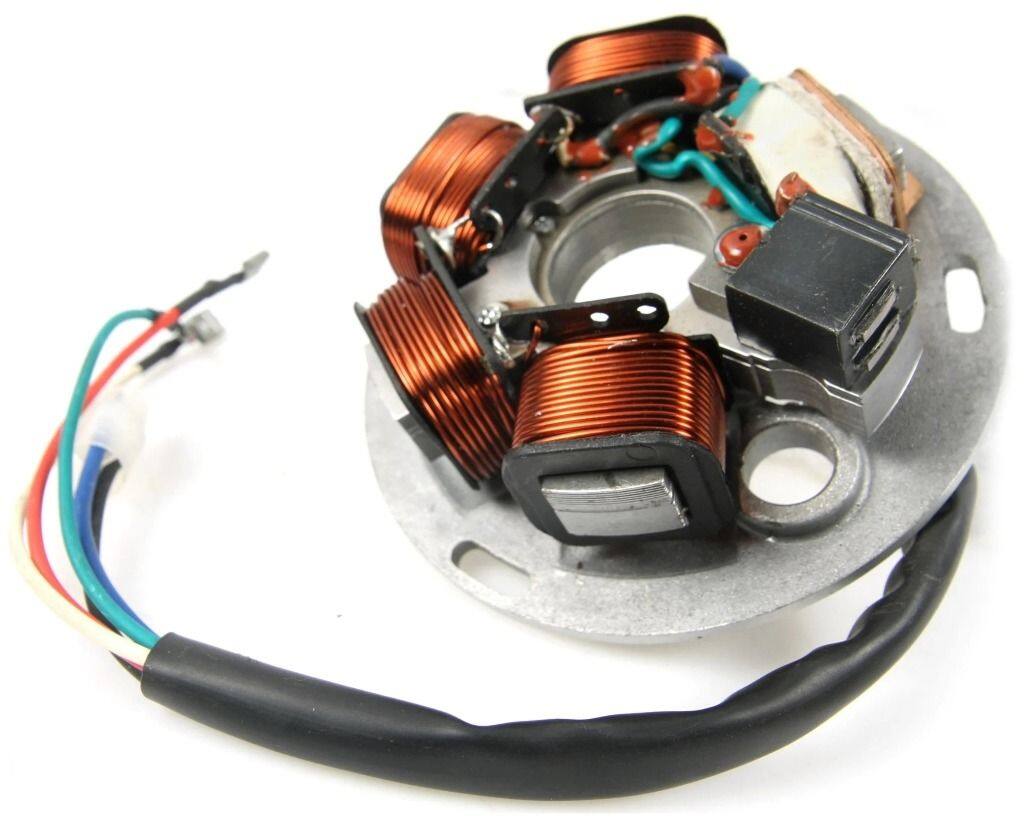 SIP Scootershop エスアイピー スクーターショップ 【SIP SPAREPARTS】 ステータープレート フルトラ点火コンバージョンキット用 180 Rally 200 Vespa ベスパ オルタネーター・ジェネレーター 電装系｜ウェビック　店