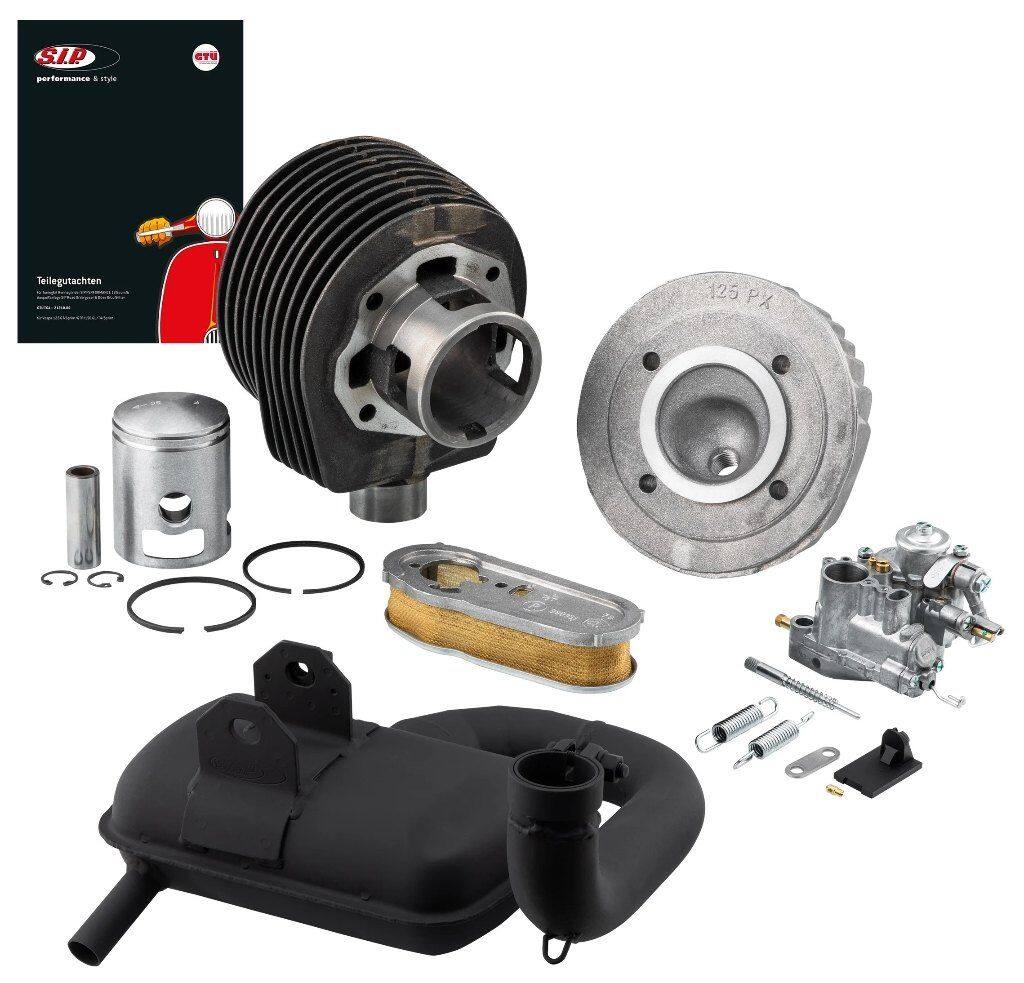 SIP Scootershop エスアイピー スクーターショップ 【SIP LEGAL】 チューニングキット 125 cc ROAD '公道仕様' GTR Sprint 125GT 150 T4／150 D GL Touring DK Vespa ベスパ その他エンジンパーツオプション・補修部品 エンジンパーツ エンジン｜ウェビック　店