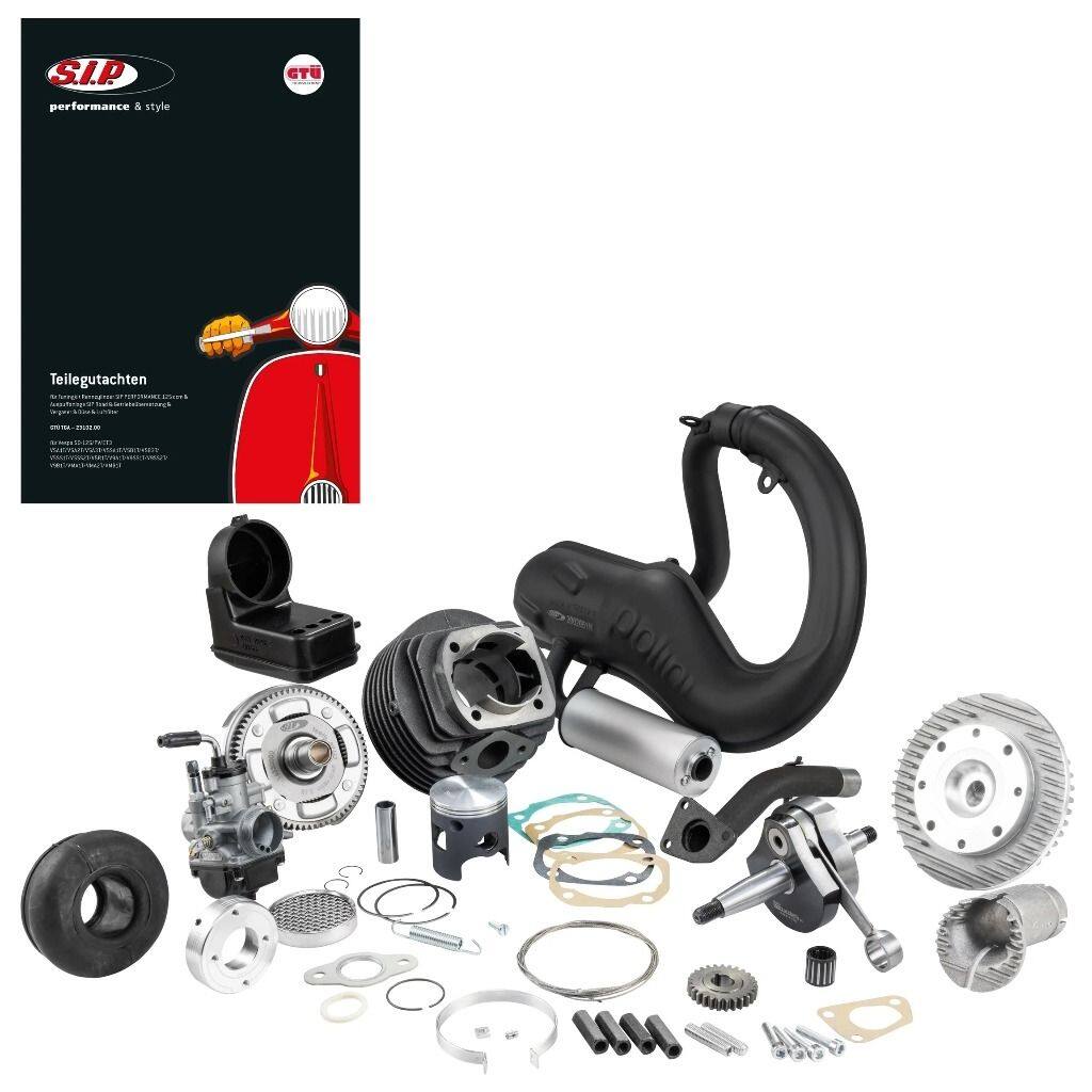 SIP Scootershop エスアイピー スクーターショップ 【SIP LEGAL】 チューニングキット PERFORMANCE 125 cc SPORT '公道仕様' PK 50 XL Rush／Elestart XLS XL／Elestart PK100 PK125 Vespa ベスパ その他エンジンパーツオプション・補修部品 エンジンパーツ エンジン｜ウェビック　店 102,344円