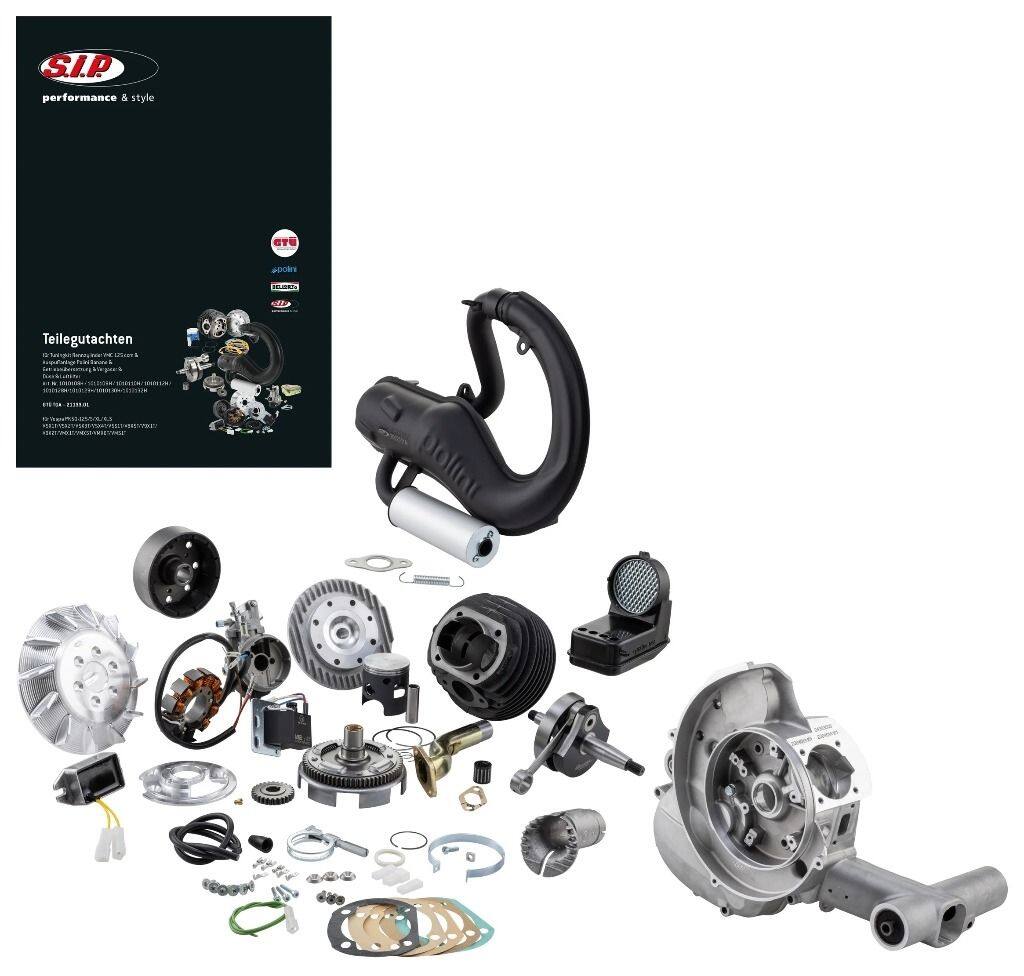 SIP Scootershop エスアイピー スクーターショップ 【SIP LEGAL】 チューニングキット VMC 125 cc SPORT '公道仕様' PK 50 S Lusso/Elestart SS/Elestart S/Elestart 80 PK100 PK125 Vespa ベスパ その他エンジンパーツオプション・補修部品 エンジンパーツ エンジン|ウェビック 店