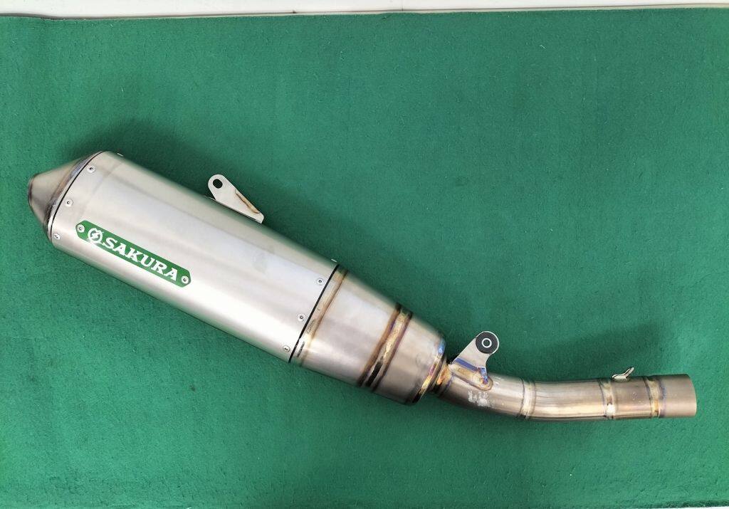 SAKURA サクラレーシングマフラー FULL EXHAUST SYSTEM YAMAHA YZ250F 2026 ヤマハ フルエキゾーストマフラー マフラー|ウェビック 店
