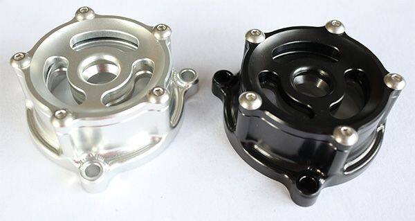 GIGA BIKE FACTORY ギガバイクファクトリー Clear Lens Oil Filter Cover for SR400/500， XT， TT SR 400 500 XT YAMAHA ヤマハ オイルフィルターカバー エンジンパーツ エンジン｜ウェビック　店