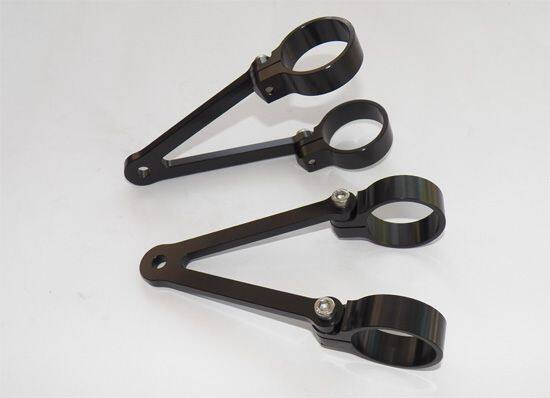 GIGA BIKE FACTORY ギガバイクファクトリー 39mm CNC Billet Headlight Brackets W650 KAWASAKI カワサキ ヘッドライト 灯火類 電装系|ウェビック 店