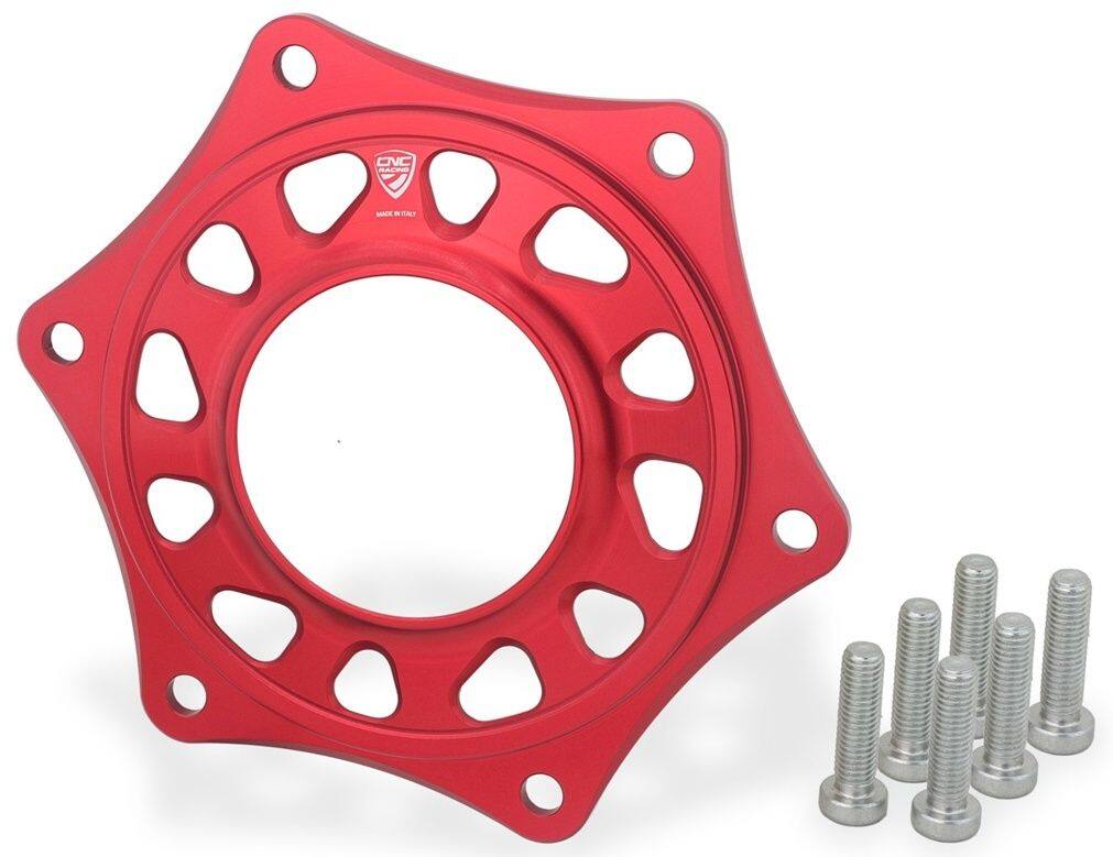 CNC Racing シーエヌシーレーシング リア スプロケット Flange カバー MULTISTRADA V2 S DUCATI ドゥカティ その他スプロケットオプション・補修部品 駆動系 カラー：レッド｜ウェビック　店