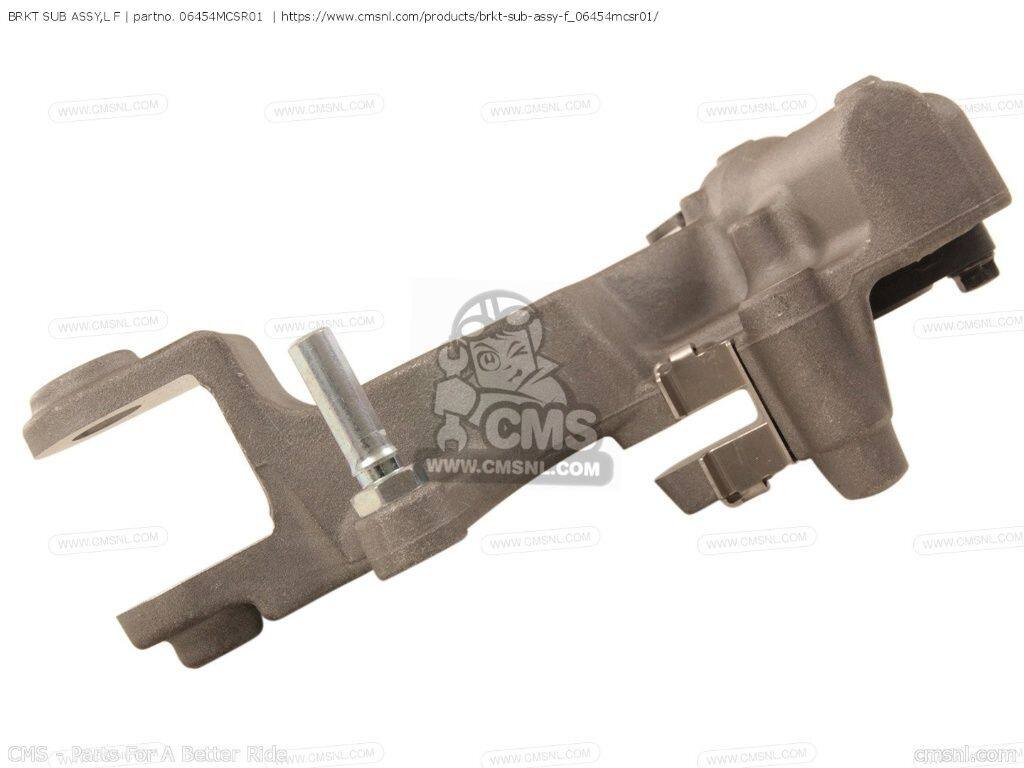 CMS シーエムエス (06454-MCS-R02) BRKT SUB ASSY，L F［06454MCSR01］ ST1300 PANEUROPEAN ST1300A POLICE HONDA ホンダ その他ブレーキパーツ ブレーキ｜ウェビック　店