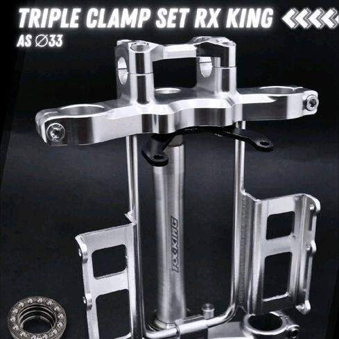 BPro Racing ビープロレーシング Triple and Lower Clamp Set RX-King YAMAHA ヤマハ トリプルツリー・ステム・アンダーブラケット ハンドル｜ウェビック　店