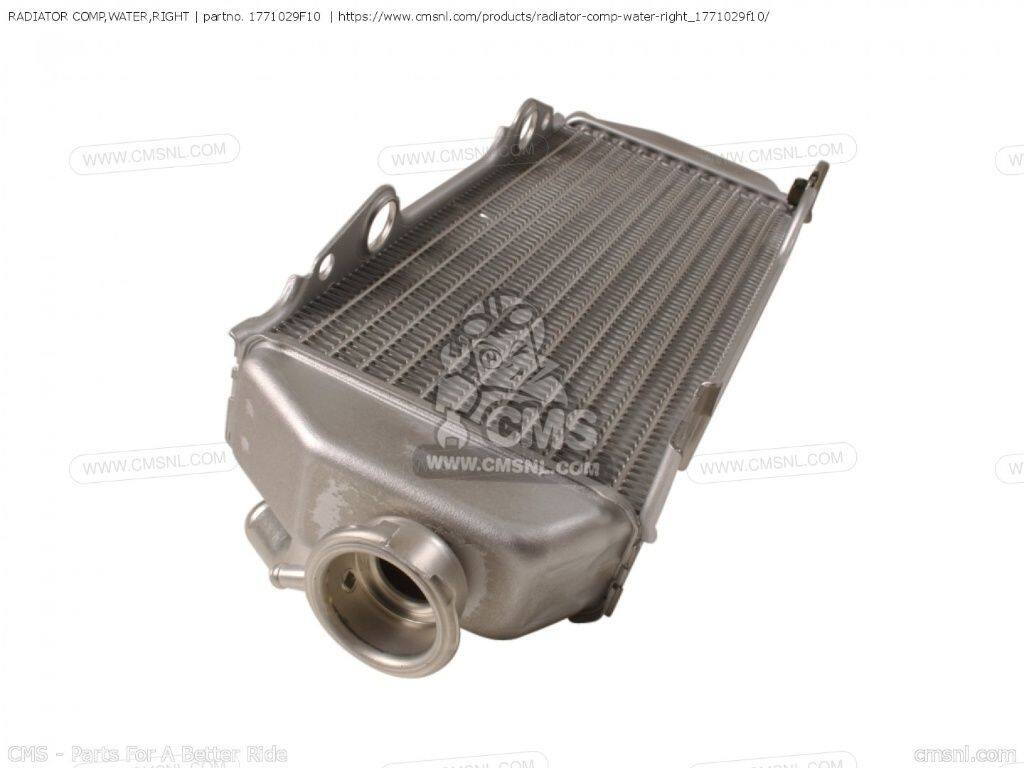 CMS シーエムエス (17710-29F40) RADIATOR COMP，WATER，RIGHT［1771029F10］ DR-Z400S SUZUKI スズキ 燃料コック 燃料関連 エンジン｜ウェビック　店