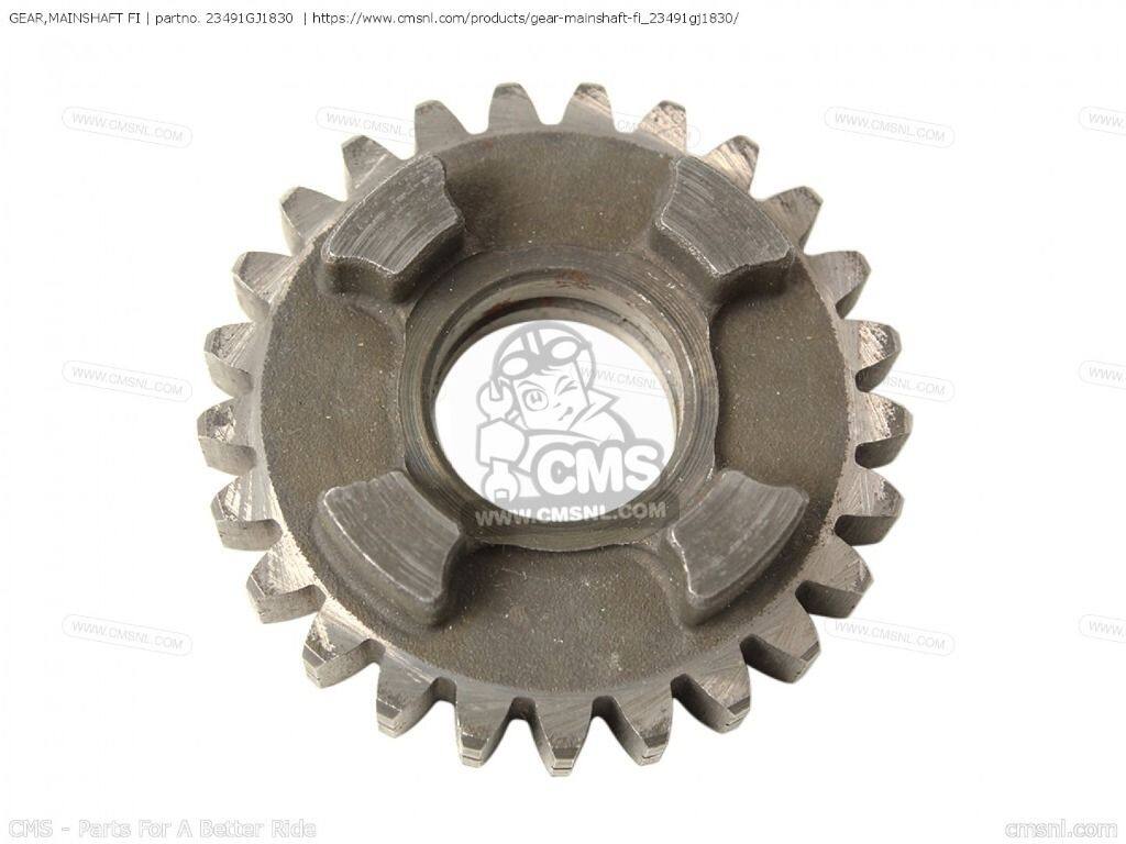 CMS シーエムエス (23461-166-600) GEAR，MAINSHAFT FI［23491GJ1830］ CRM50R CRM75R HONDA ホンダ ミッション・ギア エンジンパーツ エンジン｜ウェビック　店