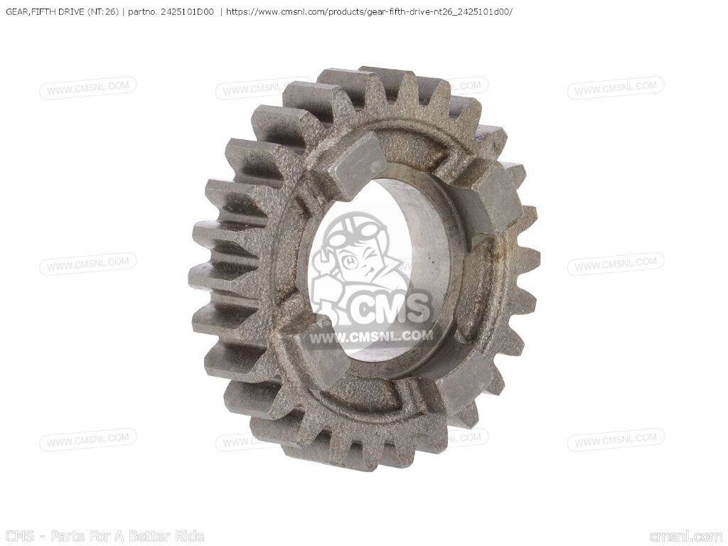 CMS シーエムエス (24251-20F02) GEAR，FIFTH DRIVE (NT：26)［2425101D00］ GS500 GS500E GS500ESK GS500EU SUZUKI スズキ ミッション・ギア エンジンパーツ エンジン｜ウェビック　店