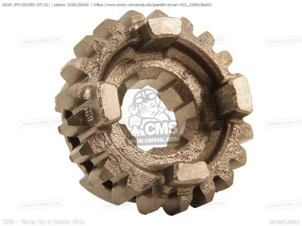 CMS シーエムエス (24361-36A20) GEAR， 6TH DRIVEN (NT：21)［2436136A00］ RG125 RG125A RG125AU RG125B RG125BU RG125C RG125U RG125UC SUZUKI スズキ ミッション・ギア エンジンパーツ エンジン｜ウェビック　店