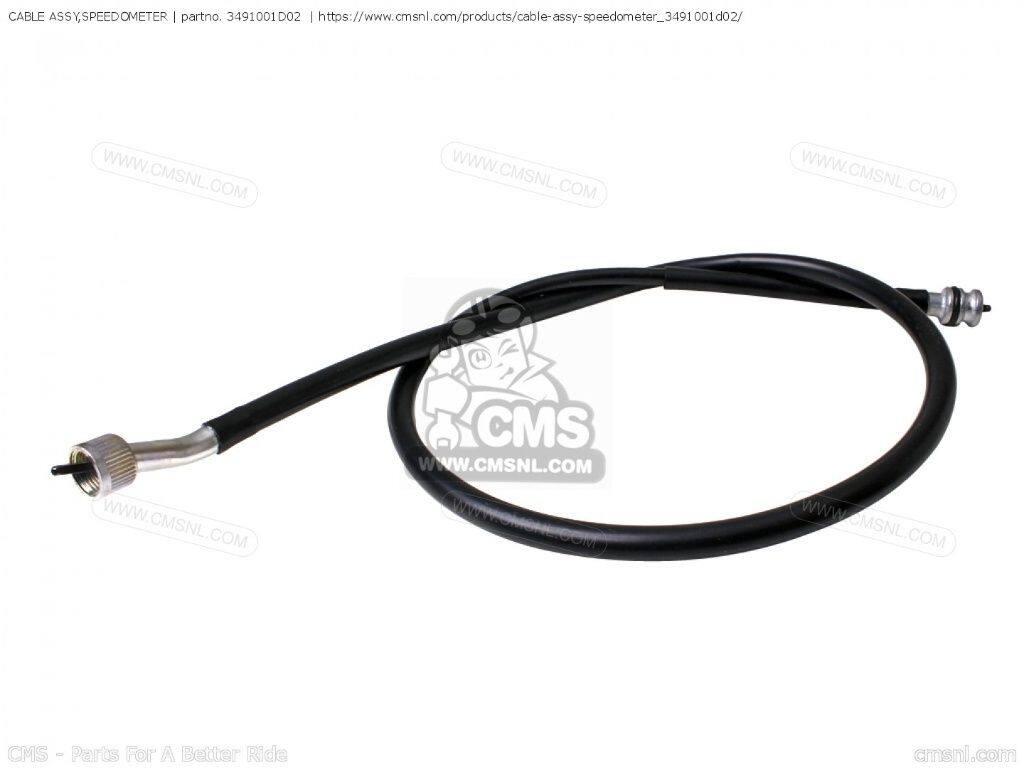 CMS シーエムエス (34910-01D03) CABLE ASSY，SPEEDOMETER［3491001D02］ GS500 GS500E GS500ESK GS500EU SUZUKI スズキ スピードメーター メーター・インジケーター関係 電装系｜ウェビック　店