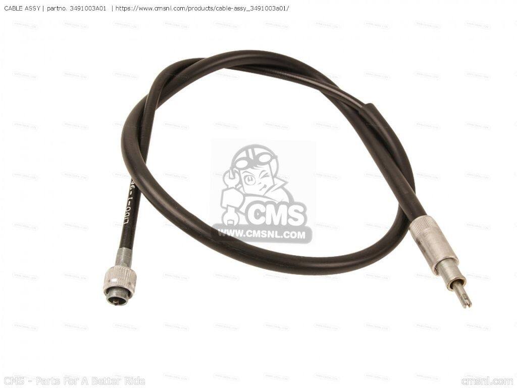 CMS シーエムエス (34910-09D11) CABLE ASSY，SPEEDOMETER［3491003A01］ CP50 CHF CP50CH CP80CH SUZUKI スズキ メーターケーブル メーター・インジケーター関係 電装系｜ウェビック　店