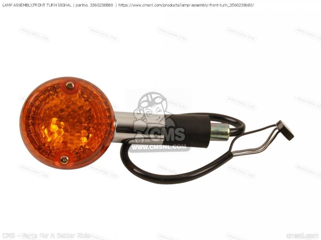 CMS シーエムエス (35602-38B30-999) LAMP ASSEMBLY，FRONT TURN SIGNAL［3560238B80］ VS1400GLP INTRUDER SUZUKI スズキ ウインカー 灯火類 電装系｜ウェビック　店