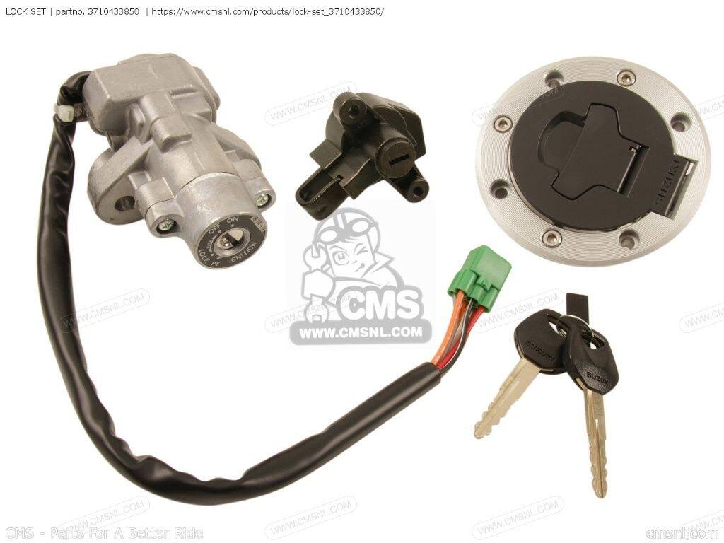 CMS シーエムエス (37103-33892) LOCK SET［3710433850］ GSF1200 BANDIT GSF1200S GSF1200Z SUZUKI スズキ キーシリンダー・鍵 スイッチ・ハーネス関係 電装系｜ウェビック　店