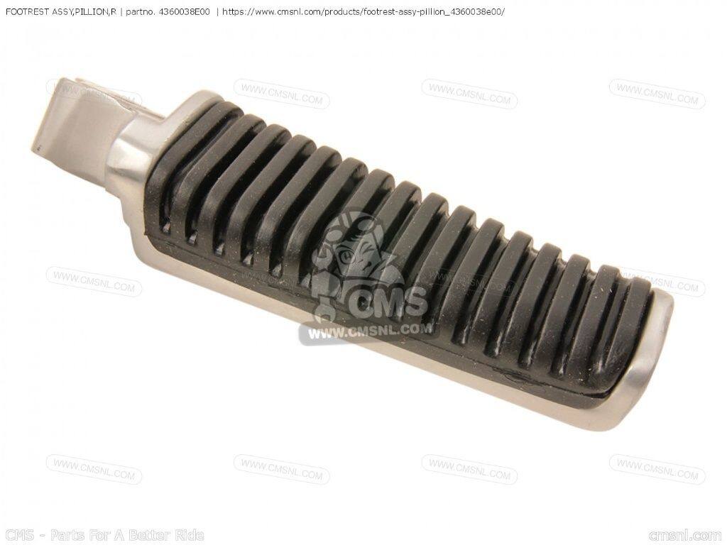 CMS シーエムエス (43600-38E01) FOOTREST ASSY，PILLION，R［4360038E00］ VL1500 BOULEVARD C90 INTRUDER VL1500B VL1500T VS1400 S83 VS1400GLP VS800 S50 VS800GL VZ800 MARAUDER SUZUKI スズキ フットペグ ステップ 足回り｜ウェビック　店