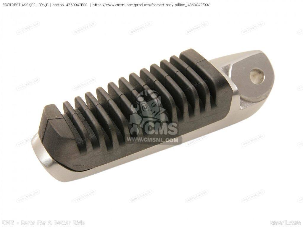 CMS シーエムエス (43600-42F10) FOOTREST ASSY，PILLION，R［4360042F00］ DL1000 VSTROM SUZUKI スズキ フットペグ ステップ 足回り｜ウェビック　店 9,134円