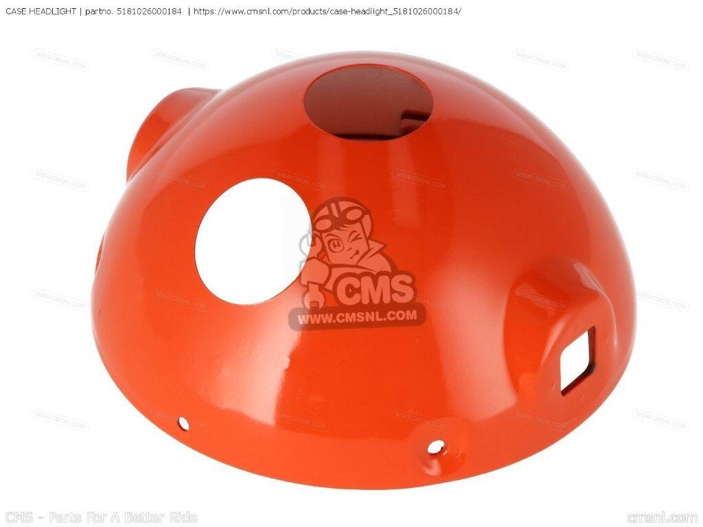 CMS シーエムエス (51810-26000-13L) CASE HEADLIGHT［5181026000184］ A100 A100-4 RV50 RV90 TC100 TC125 1972 TC185 TS100 TS125 TS185 TS50 1971 TS75 SUZUKI スズキ ヘッドライト 灯火類 電装系｜ウェビック　店