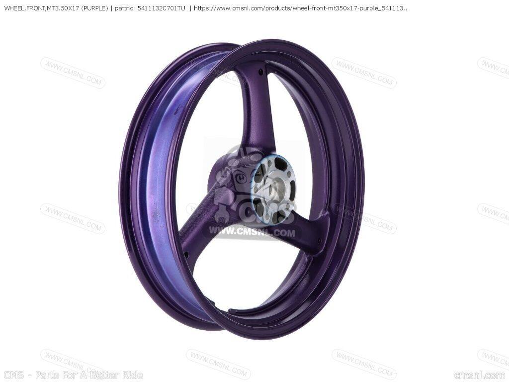 CMS シーエムエス (54111-32C71-28W) WHEEL，FRONT，MT3.50X17 (PURPLE)［5411132C701TU］ RF600R RF600RU SUZUKI スズキ ホイール ホイール関連 足回り｜ウェビック　店