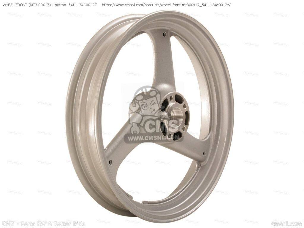 CMS シーエムエス (54111-34C01-12R) WHEEL，FRONT (MT3.00X17)［5411134C0012Z］ GS500 GS500E GS500ESK GS500EU GS500F GSX600F KATANA GSX600FU GSX600FU2 GSX750F GSX750FSK SUZUKI スズキ ホイール ホイール関連 足回り｜ウェビック　店