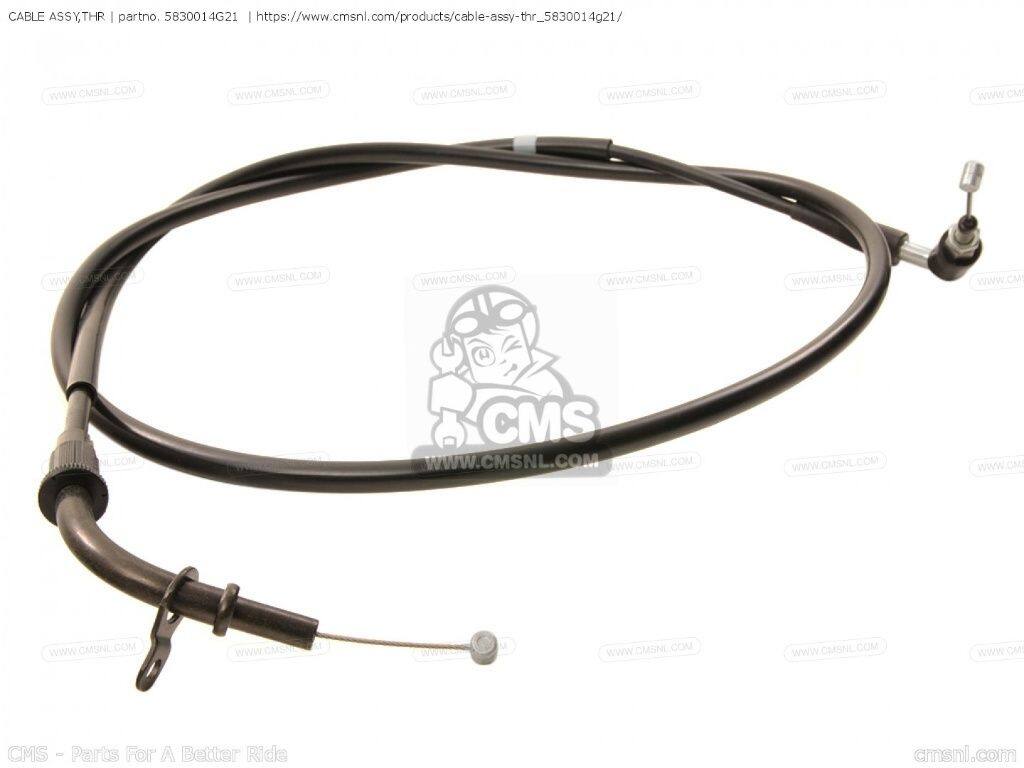 CMS シーエムエス (58300-14G23) CABLE ASSY，THR［5830014G21］ AN400 BURGMAN AN400S SUZUKI スズキ スロットルワイヤー・アクセルワイヤー ハンドル周辺パーツ ハンドル｜ウェビック　店